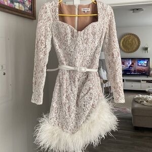 Carly White Dress-Nadine Merabi